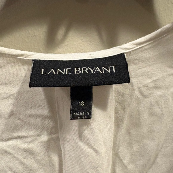 Lane Bryant White Blouse - Picture 3 of 7